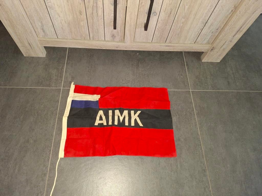 Scheepvaart vlag Aimk, Ophalen of Verzenden, Zo goed als nieuw, Reclamebord