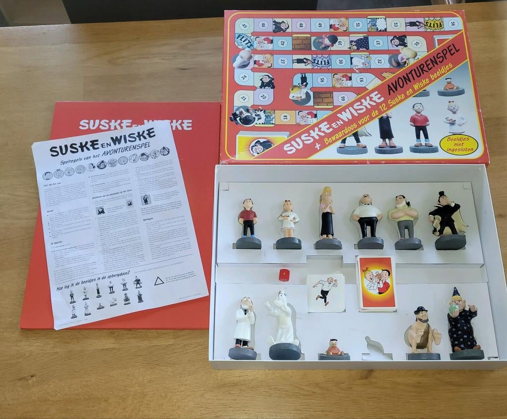 Suske en wiske avonturenspel, Hobby en Vrije tijd, Gezelschapsspellen | Bordspellen, Ophalen of Verzenden