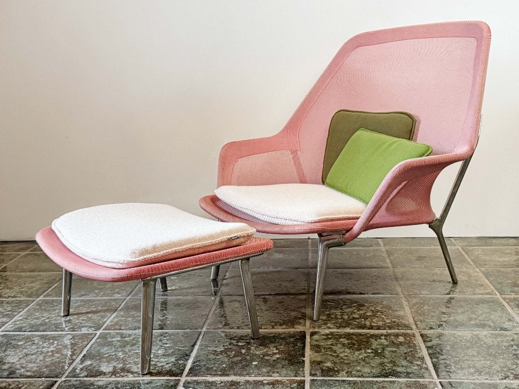 Vitra Slow Chair + Ottoman Ronan & Erwan Bouroullec, Design, Overige materialen, ?, 75 tot 100 cm