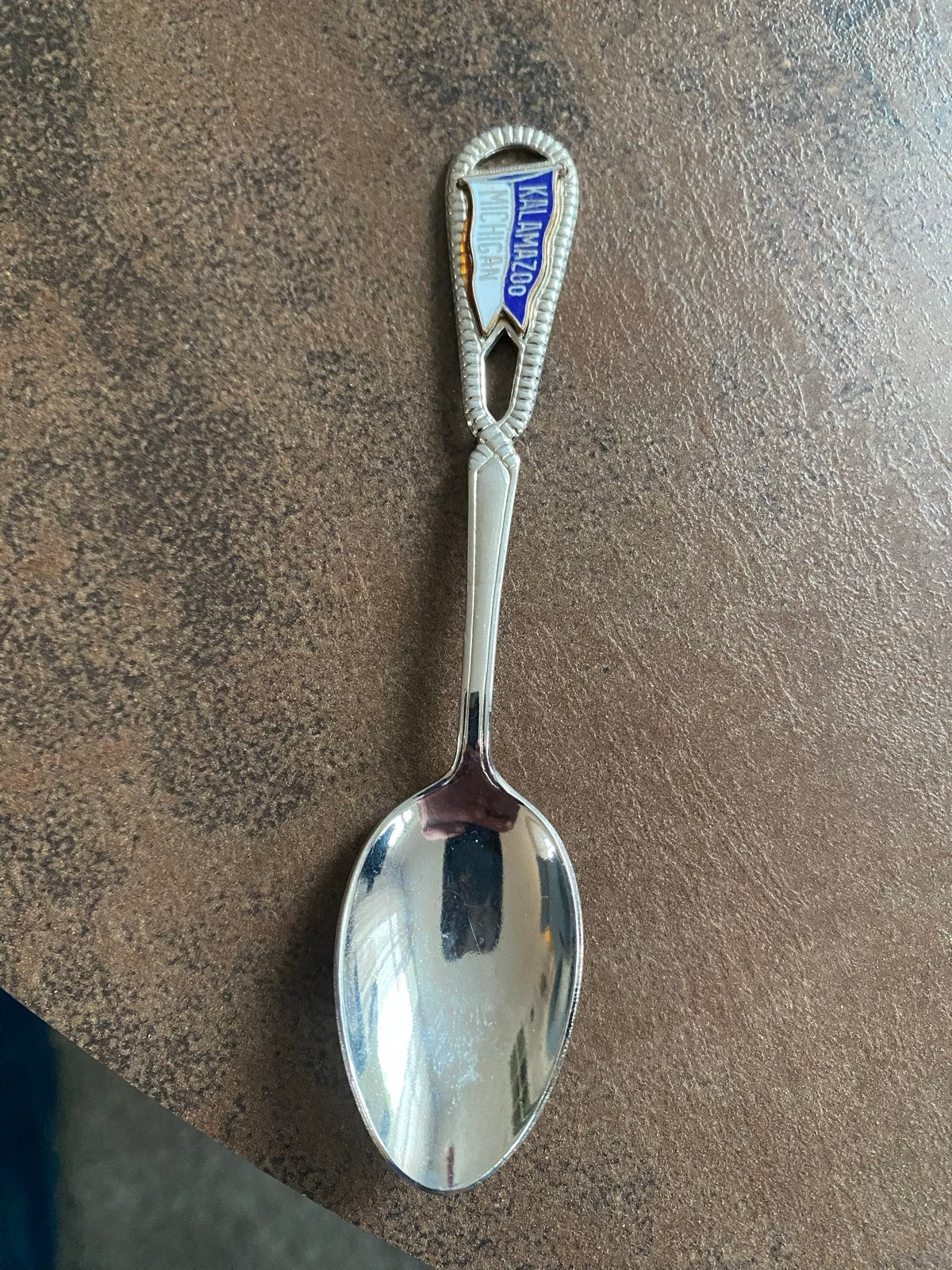 Vintage Kalamazoo Michigan Souvenir Lepel, Ophalen of Verzenden