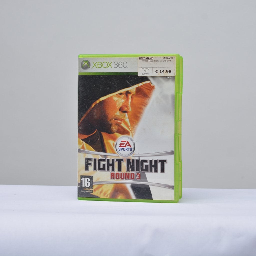 Fight Night Round 3 - Xbox 360 (Gebruikt), Gebruikt, Vechten, 1 speler, Eén computer