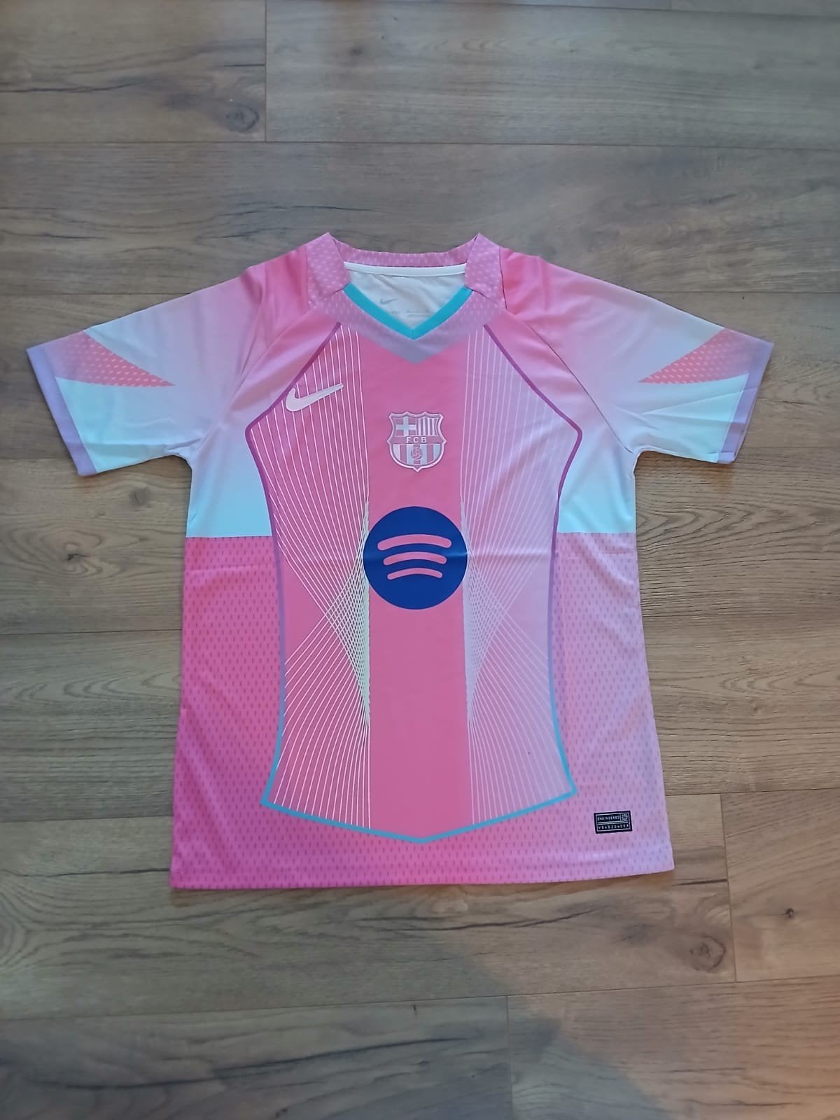 Fc Barcelona Roze Voetbalshirt - Maat M, Zo goed als nieuw, Roze, Voetbal, Verzenden