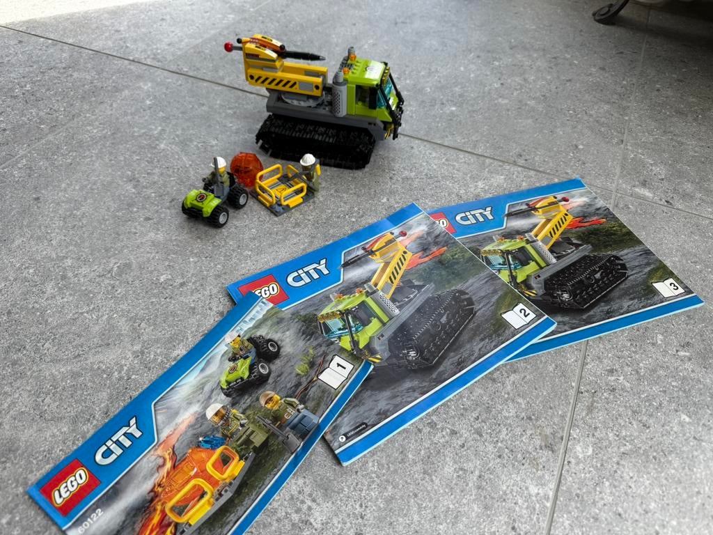 Lego City 60122 Vulkaan Crawler, Ophalen of Verzenden, Zo goed als nieuw