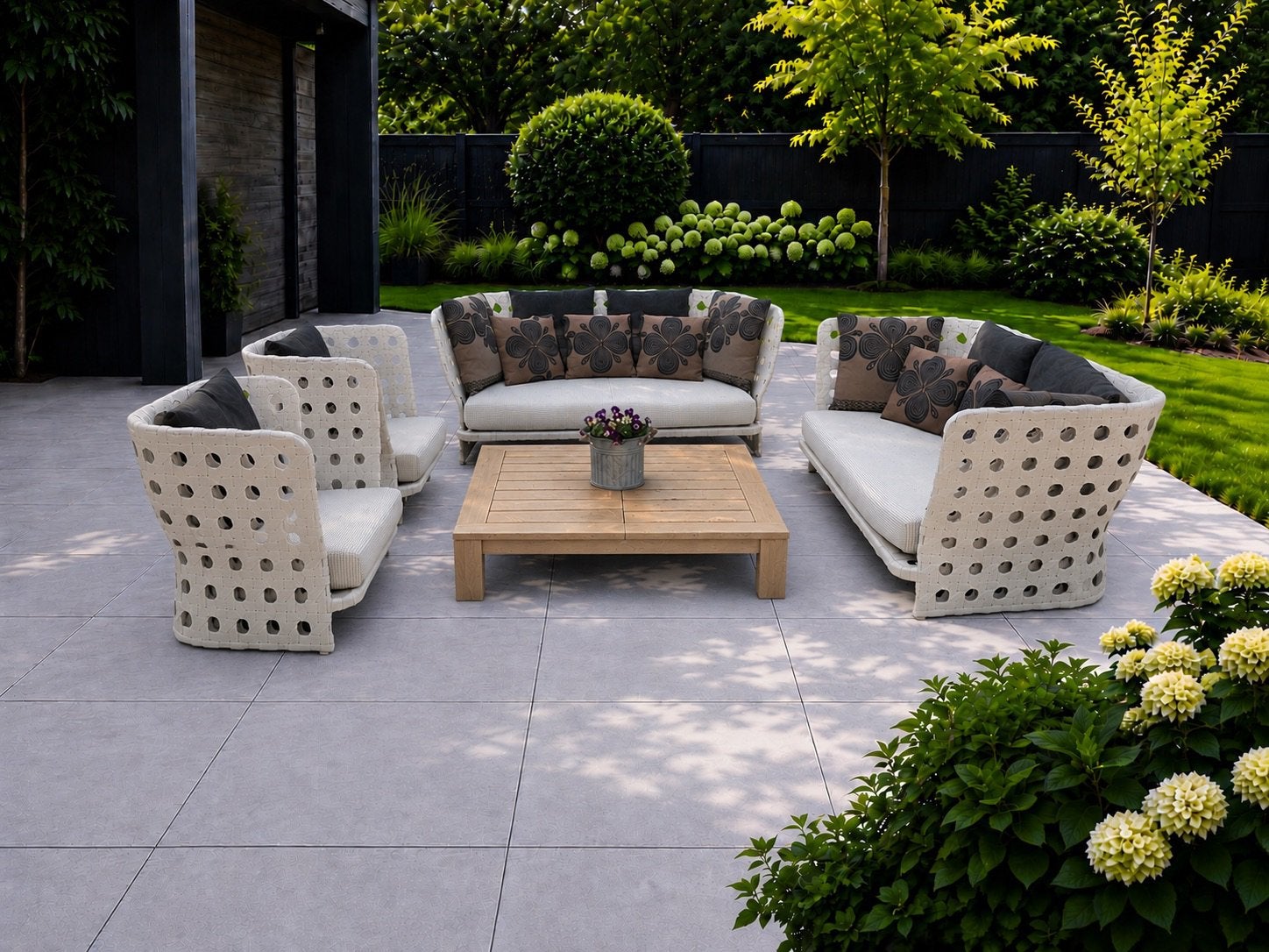 B & B Italia Canasta Loungeset, Tuin en Terras, Ophalen, Zo goed als nieuw, Bank