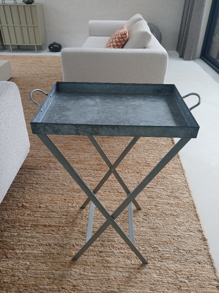 bijzettafel, Ophalen, Gebruikt, Minder dan 50 cm, Metaal