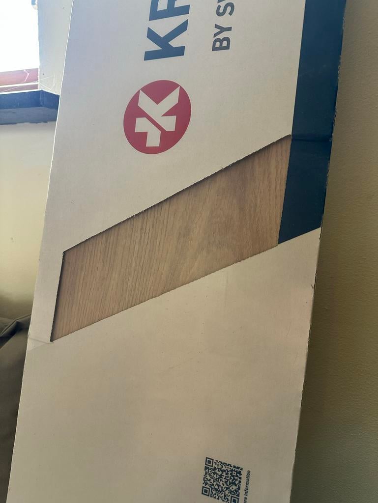 Nieuw laminaat 2,7m2 - naturel eiken, Ophalen, 50 tot 150 cm, Nieuw, Minder dan 5 m²