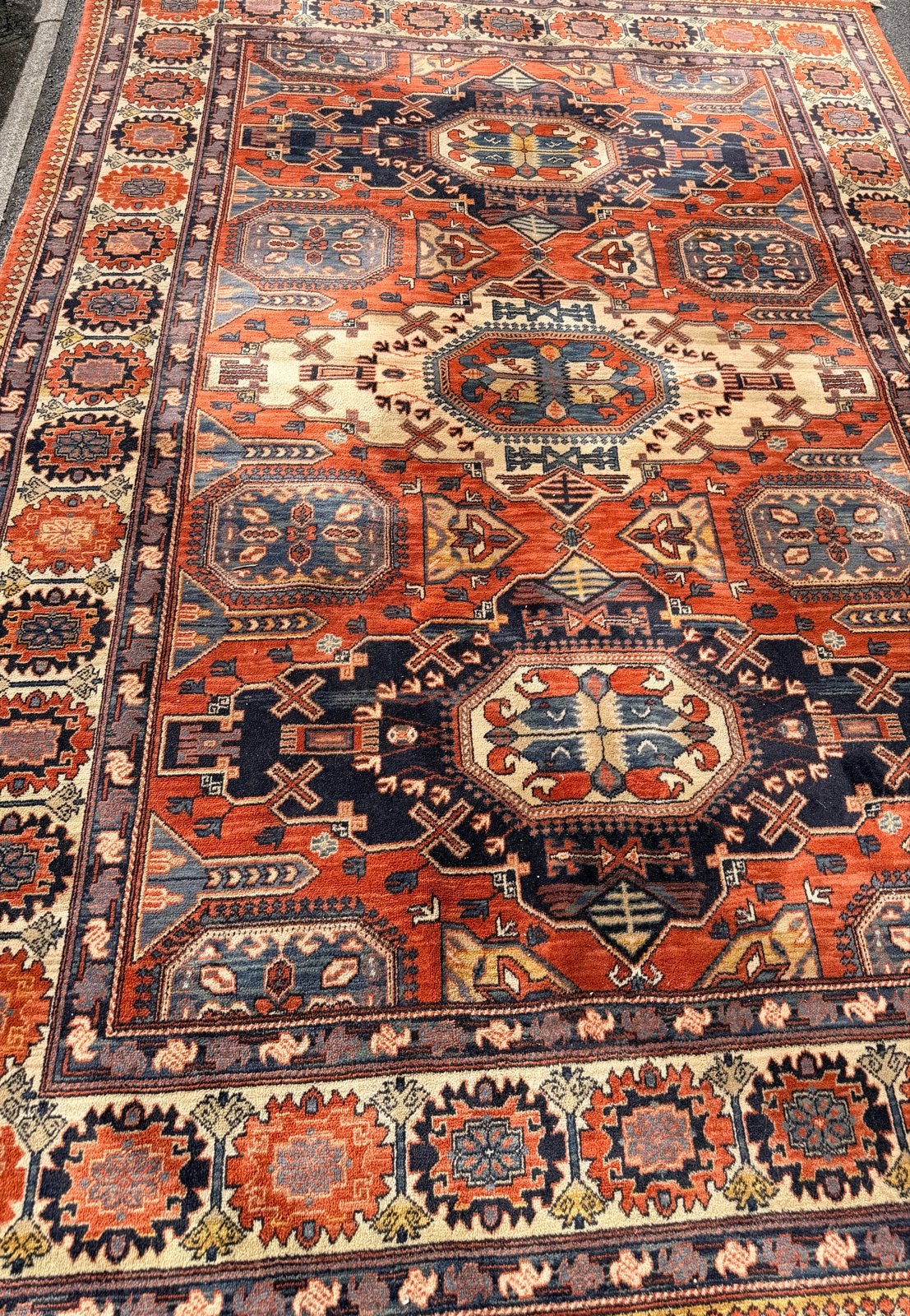 Unieke Set van 2 Louis de Poortere Heriz & Soumak Tapijten, Ophalen, Zo goed als nieuw, 200 cm of meer, Rechthoekig