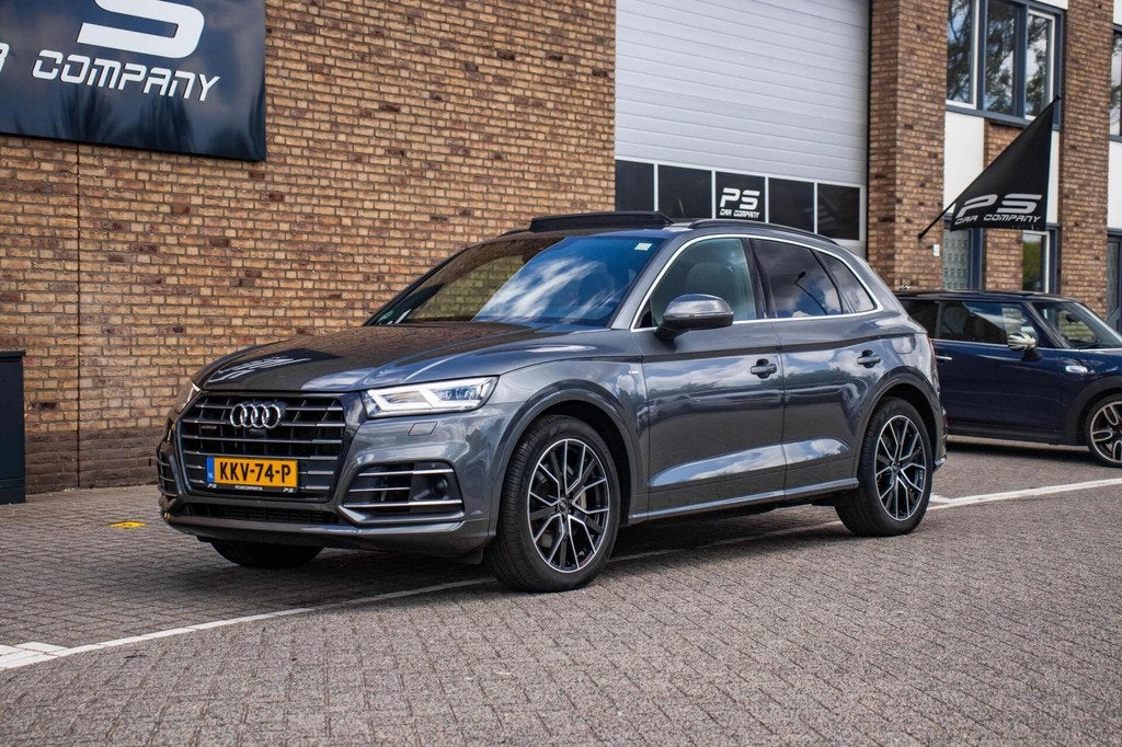Audi Q5 55 TFSI e quattro S-Line, BTW, Massage, Luchtvering, Auto's, Automaat, 2005 kg, 4 cilinders, Leder en Stof