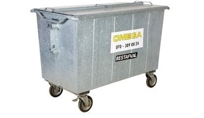 rolcontainer afvalcontainer 1600 liter., 100 liter of meer, Ophalen of Verzenden, Zo goed als nieuw, Transportkar