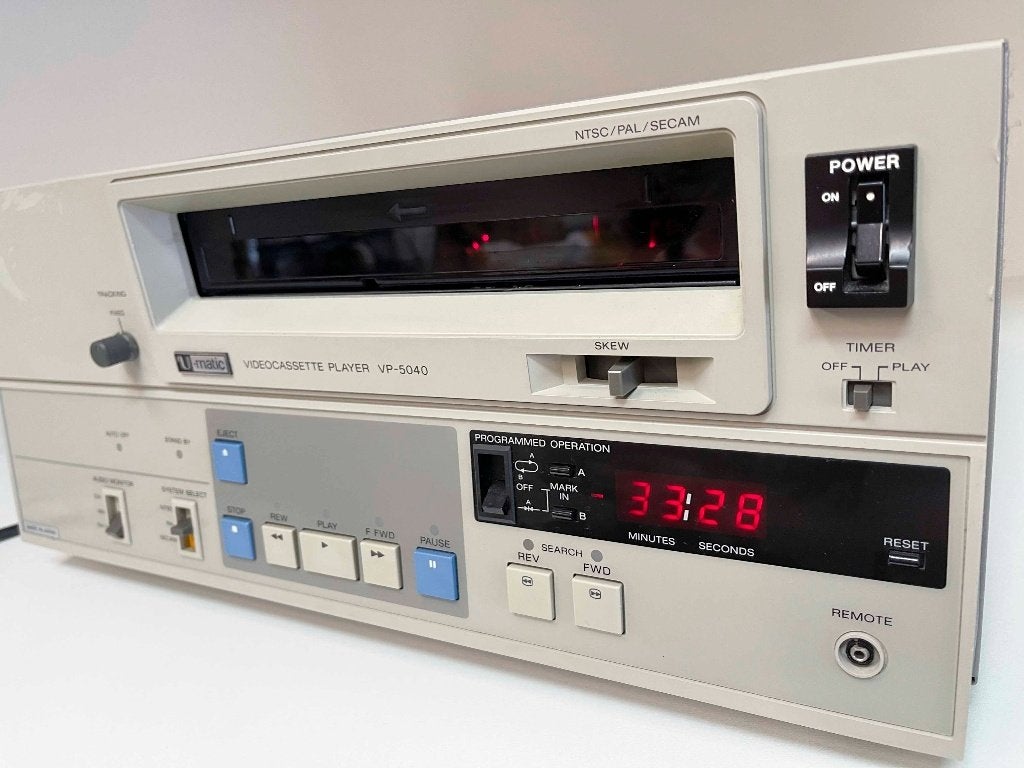 SONY VP-5040 professionele 3/4-inch U-matic videoplayer, N, Overige typen, Ophalen of Verzenden, Sony