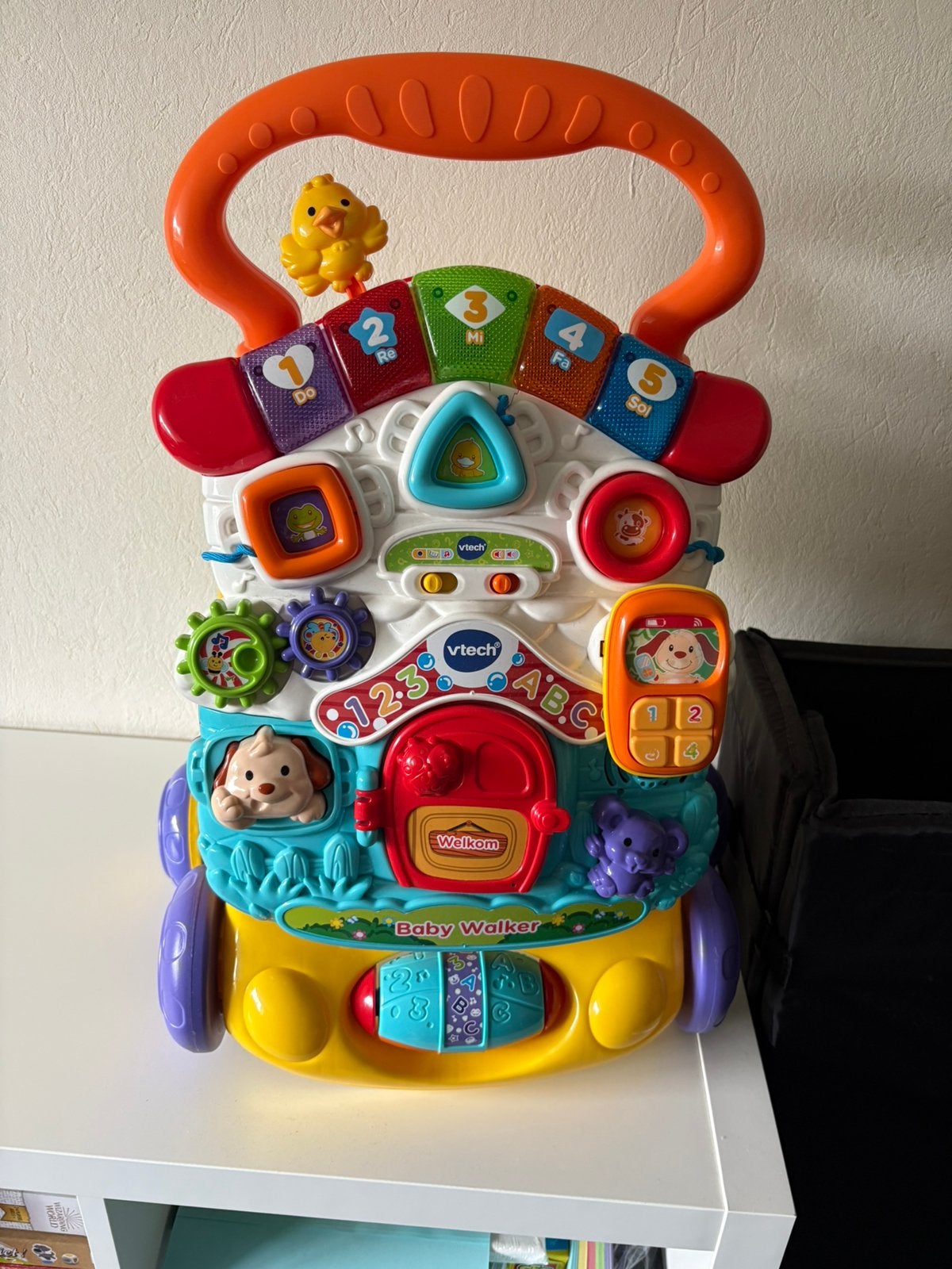 V-Tech loopwagen, Kinderen en Baby's, Speelgoed | Vtech, Ophalen, Zo goed als nieuw, 6 maanden tot 2 jaar