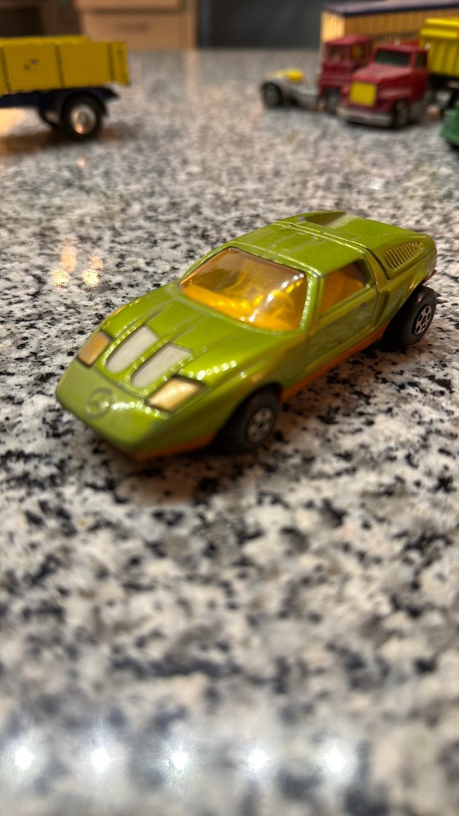 Unieke Matchbox Mercedes jaren 70  grote uitvoering., Ophalen of Verzenden, Zo goed als nieuw, Auto