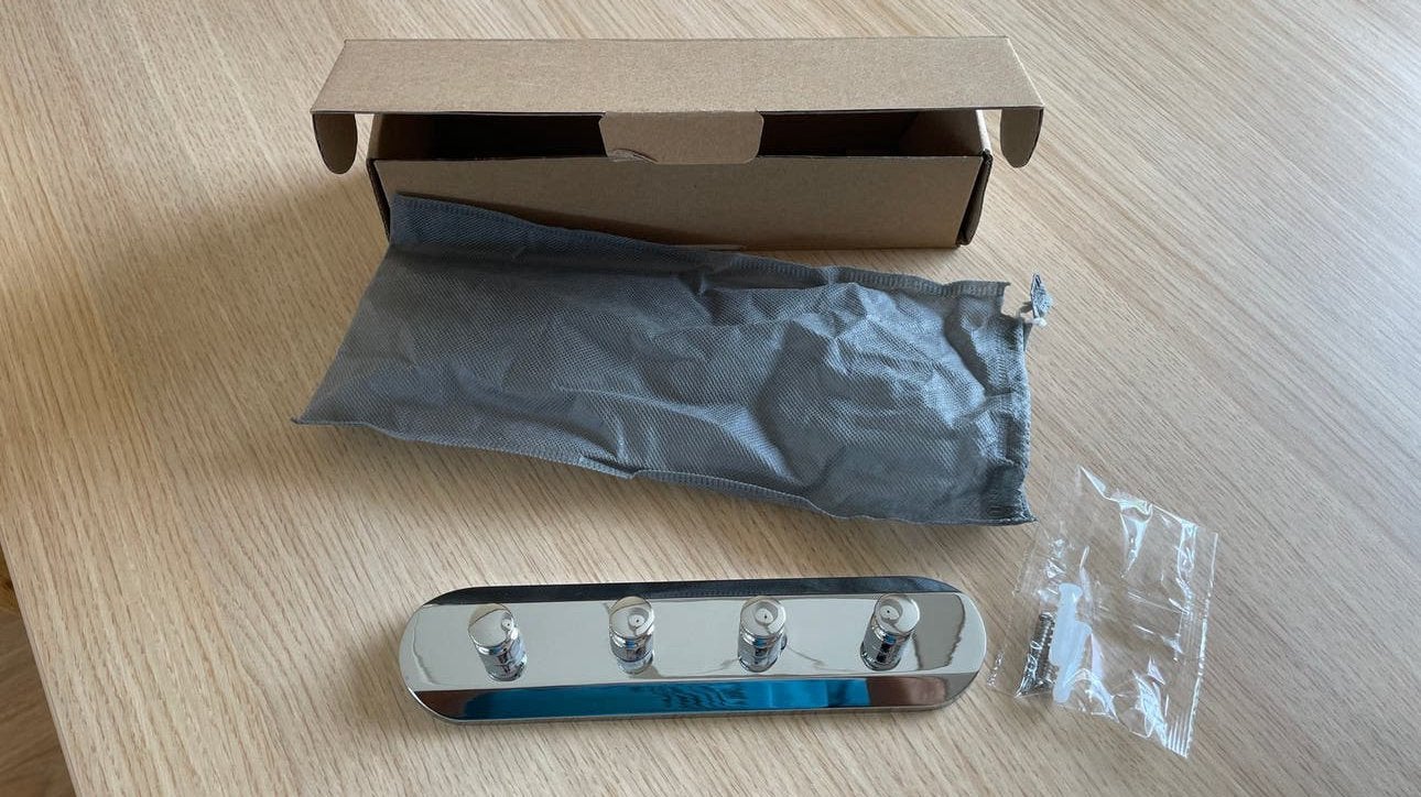 Aqualine Samba - Handdoekhaak, chroom SB124, Ophalen of Verzenden, Nieuw