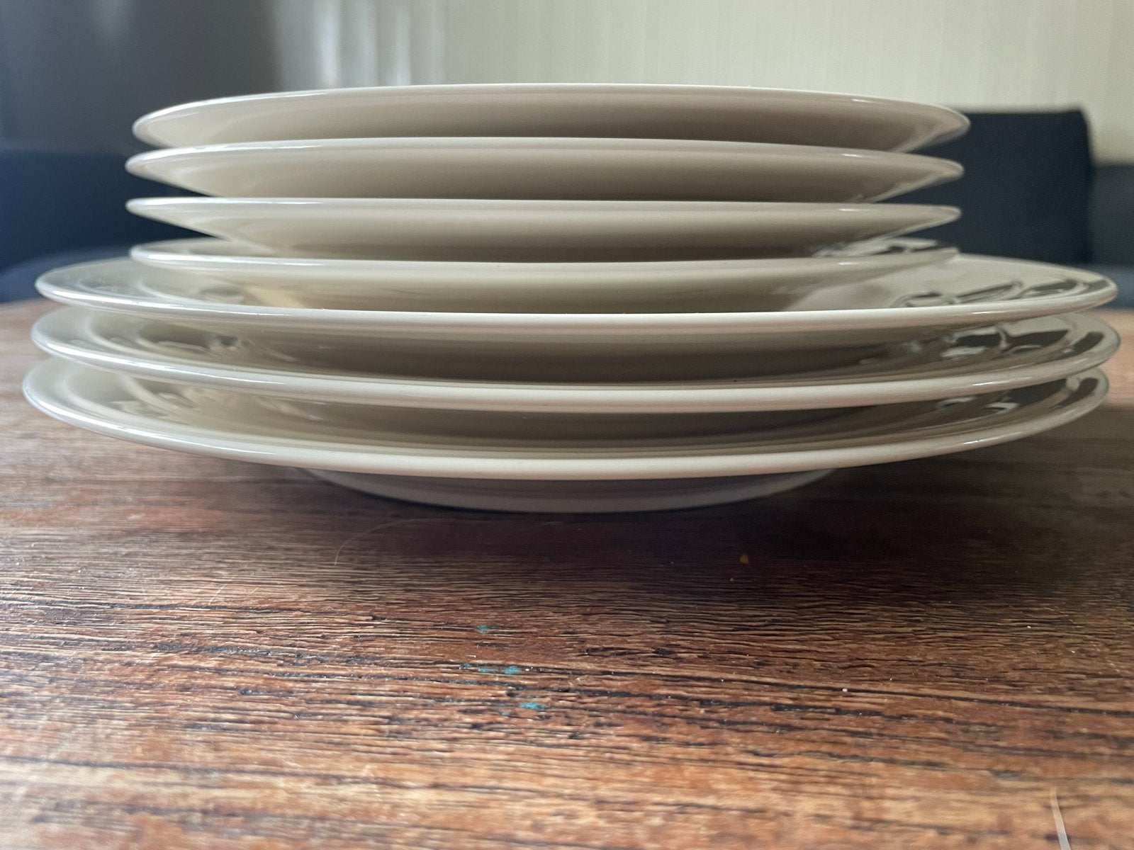 7 Jamie Oliver Waves borden, Overige merken, Ophalen of Verzenden, Zo goed als nieuw, Bord(en)