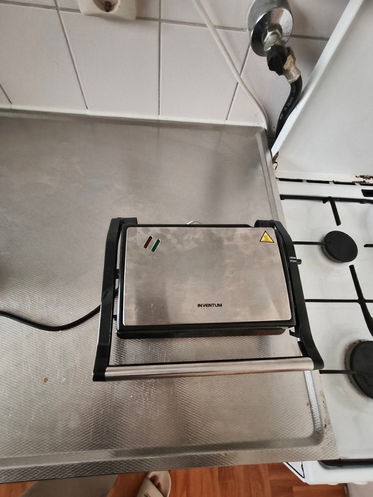 Inventum Grill/Tosti-ijzer - Compact en Handig, Ophalen, Gebruikt