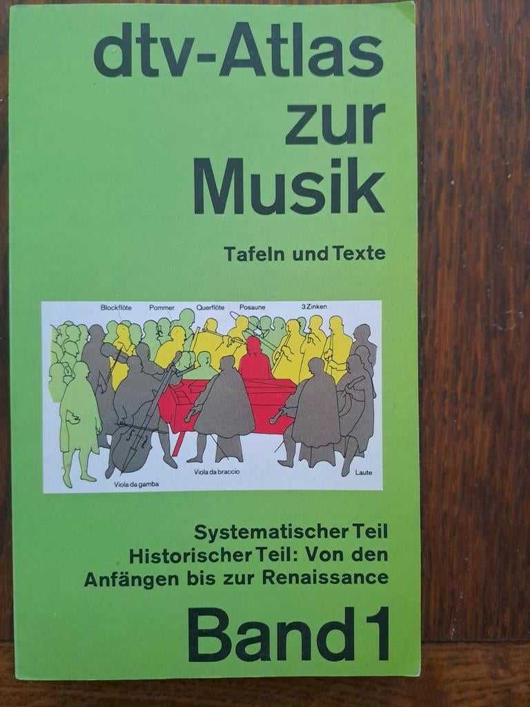 DTV-Atlas zur Musik Band 1: Muziekgeschiedenis & Theorie, Boeken, Muziek, Ophalen of Verzenden, Gelezen, Algemeen, Diverse auteurs