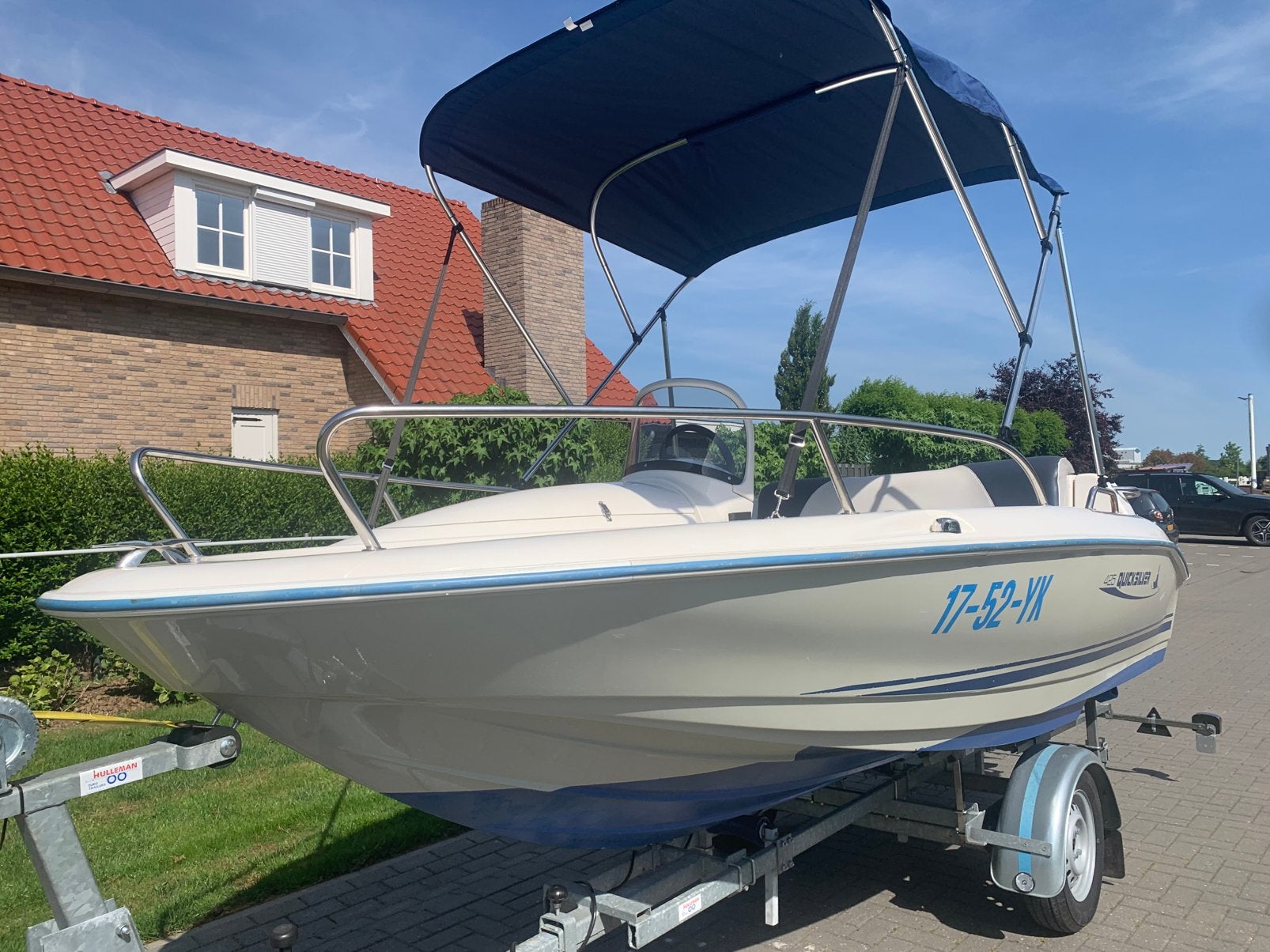 QuickSilver 425 met 40 pk 4 t en trailer, Ophalen of Verzenden, Zo goed als nieuw, Quicksilver