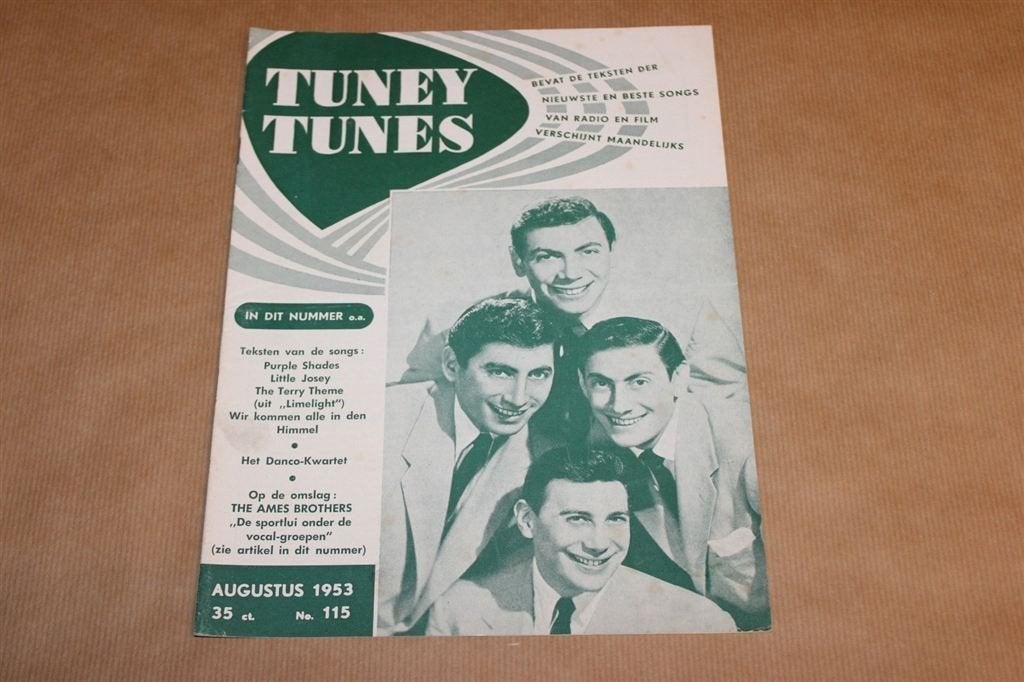 Tuney Tunes - No. 115 - Augustus 1953, Ophalen of Verzenden, 1940 tot 1960, Knipsel(s)