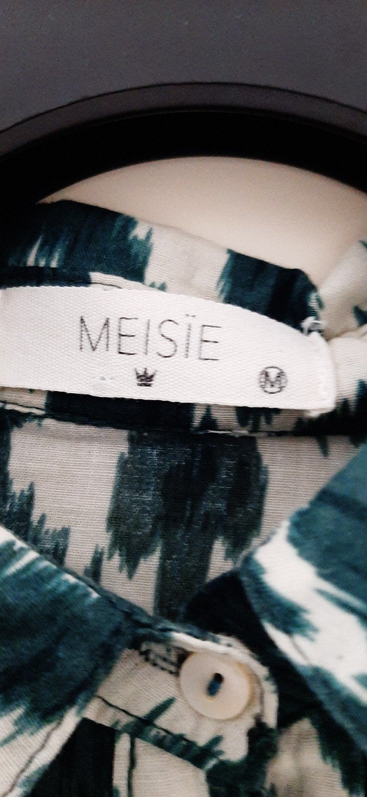 Meisie Blouse met print - Maat M, Maat 38/40 (M), Ophalen of Verzenden, Zo goed als nieuw, Groen