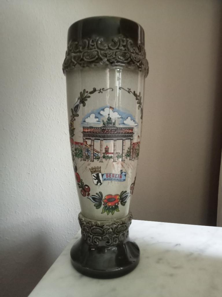 Zöller & Born keramische vaas – Brandenburger Tor, Huis en Inrichting, Woonaccessoires | Vazen, Overige kleuren, Aardewerk of Porselein