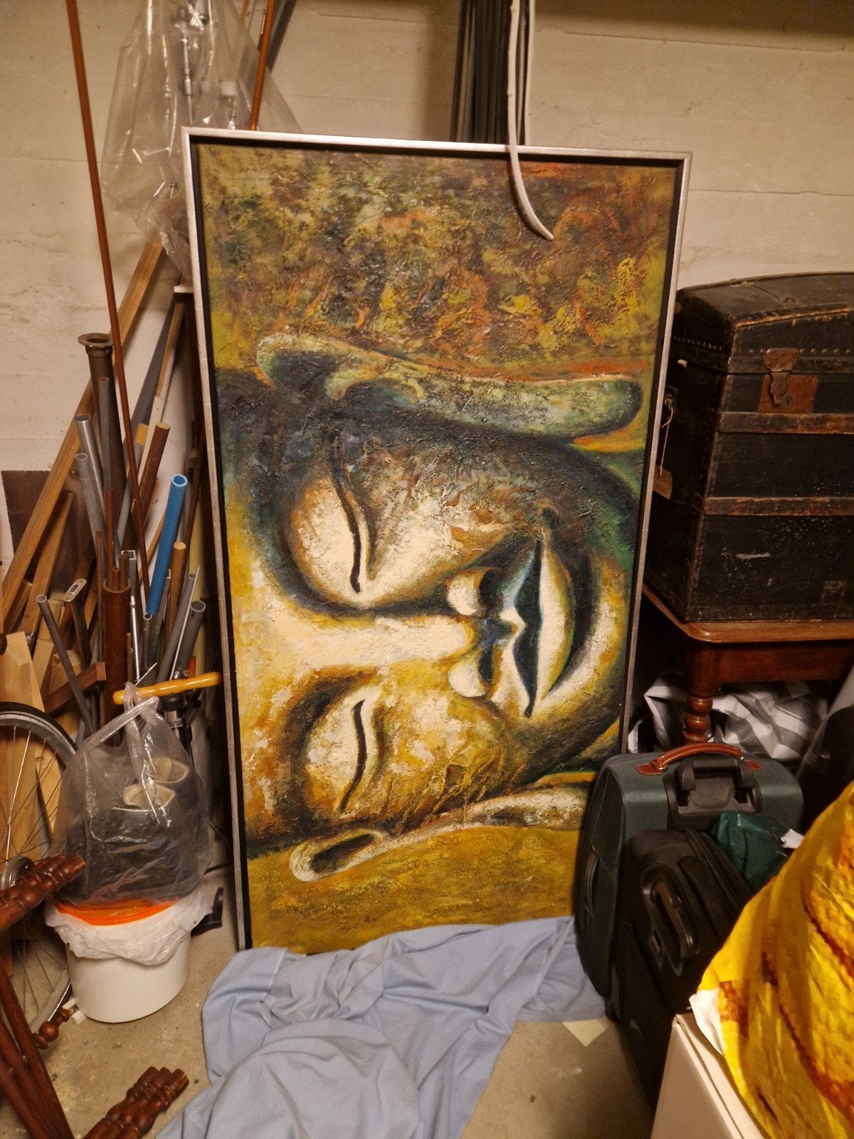 Abstract Schilderij Buddha, Ophalen