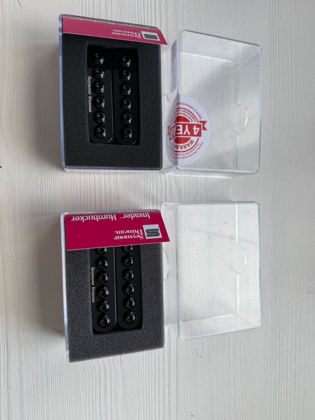 Seymour duncan invader bridge en neck pickup, Ophalen of Verzenden, Zo goed als nieuw, Elektrische gitaar