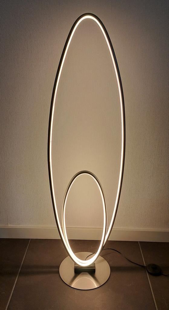 Moderne Dimbare LED Vloerlamp - Boomerang Design, 100 tot 150 cm, Overige materialen, Nieuw, Ophalen of Verzenden