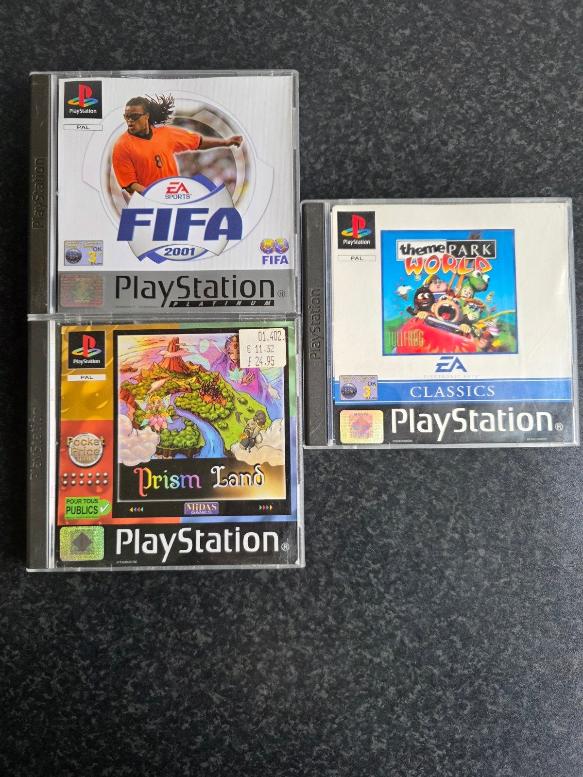 3 originele PlayStation 1 games Compleet met boekje, Spelcomputers en Games, Ophalen, Overige genres, Eén computer, Zo goed als nieuw