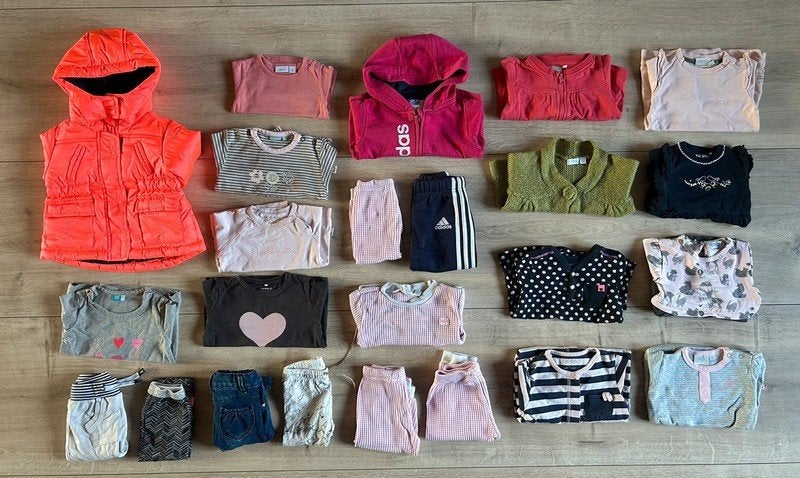 🩷 Baby kleding pakket meisje winter Merk - Maat: 62/ 68 ❄️, Ophalen of Verzenden, Zo goed als nieuw, Maat 62