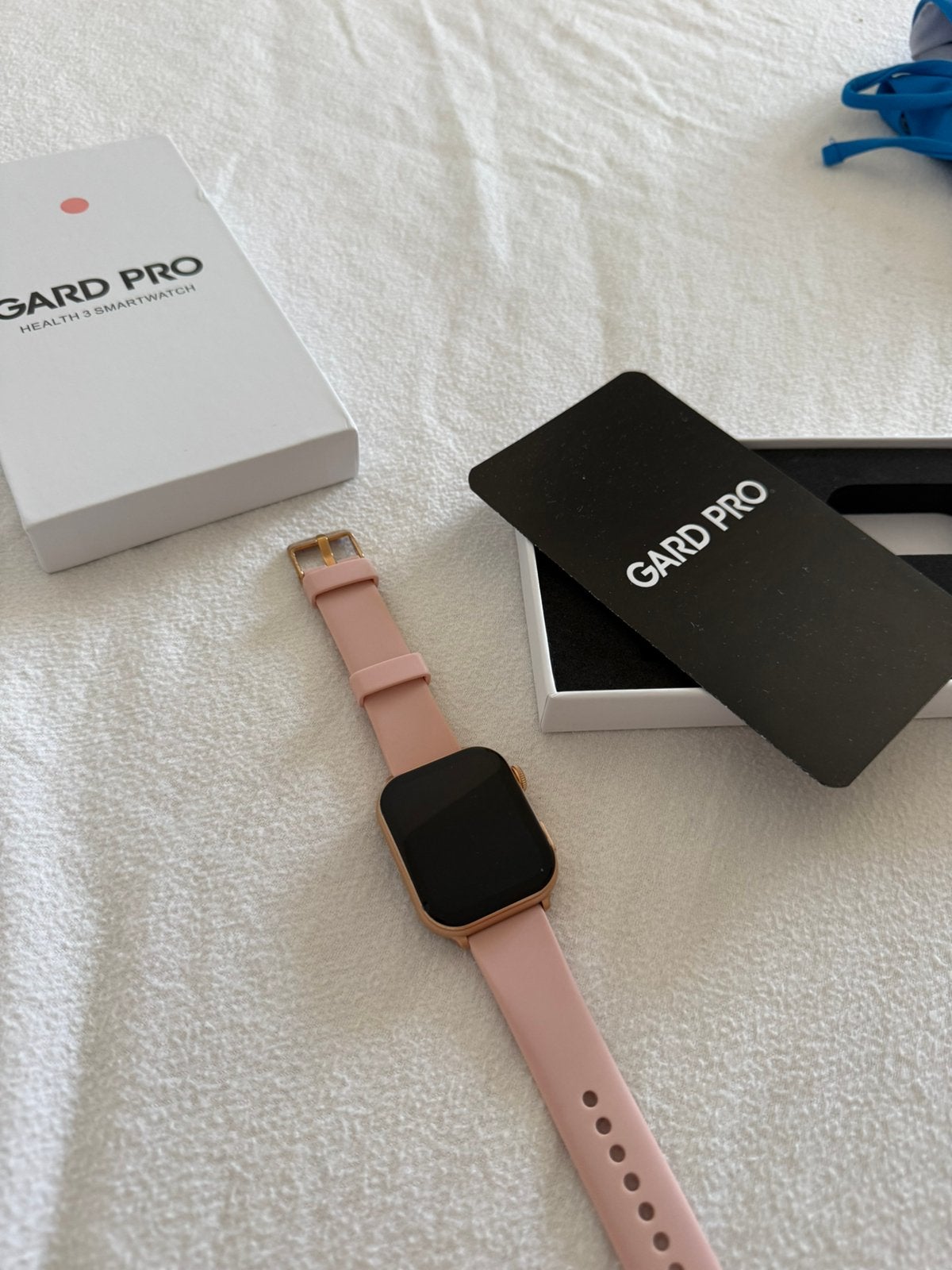 Smartwatch Gard Pro Health 3, Ophalen, Zo goed als nieuw, Zwart, Android