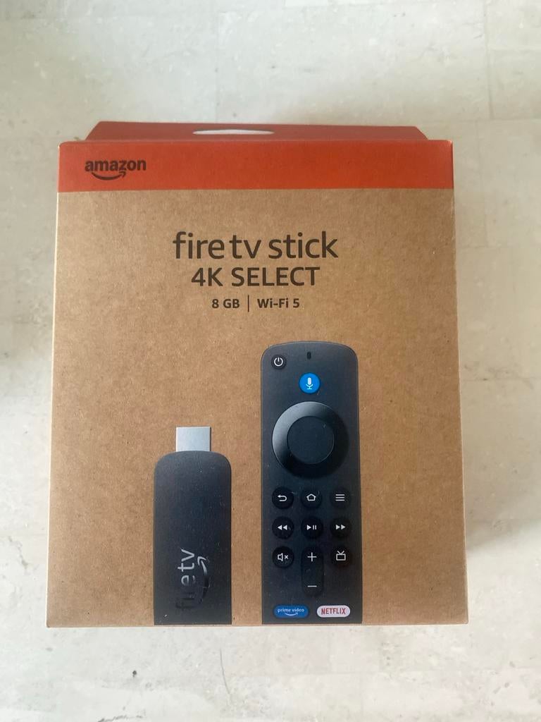 [ALLEEN OPHALEN!!!] Amazon Fire TV Stick 4K SELECT 8 GB, Ophalen, Zo goed als nieuw, HDMI, Minder dan 500 GB