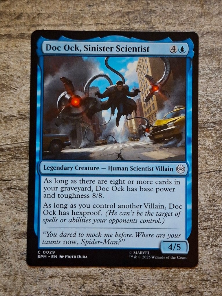 Doc Ock, Sinister Scientist - Magic the Gathering, Verzenden, Zo goed als nieuw, Losse kaart