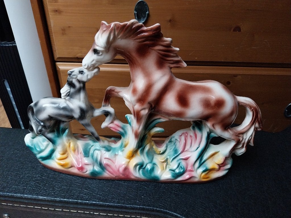 Beeld paarden, Ophalen of Verzenden, Zo goed als nieuw, Dier