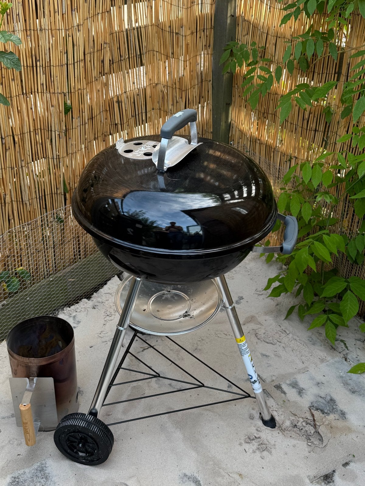 Weber BBQ 47cm met accessoires en hoes, Ophalen, Gebruikt