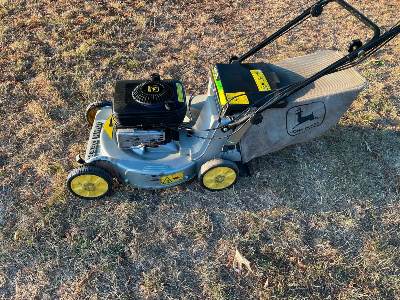 John Deere Grasmaaier - Direct Inzetbaar!, Tuin en Terras, Grasmaaiers, Gebruikt, Benzine-grasmaaier, 50 cm of meer, Cirkelmaaier