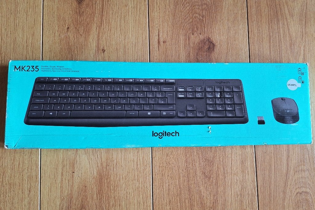 Logitech MK235 Draadloos Toetsenbord en Muis, nieuw, Ophalen, Ergonomisch, Nieuw, Draadloos