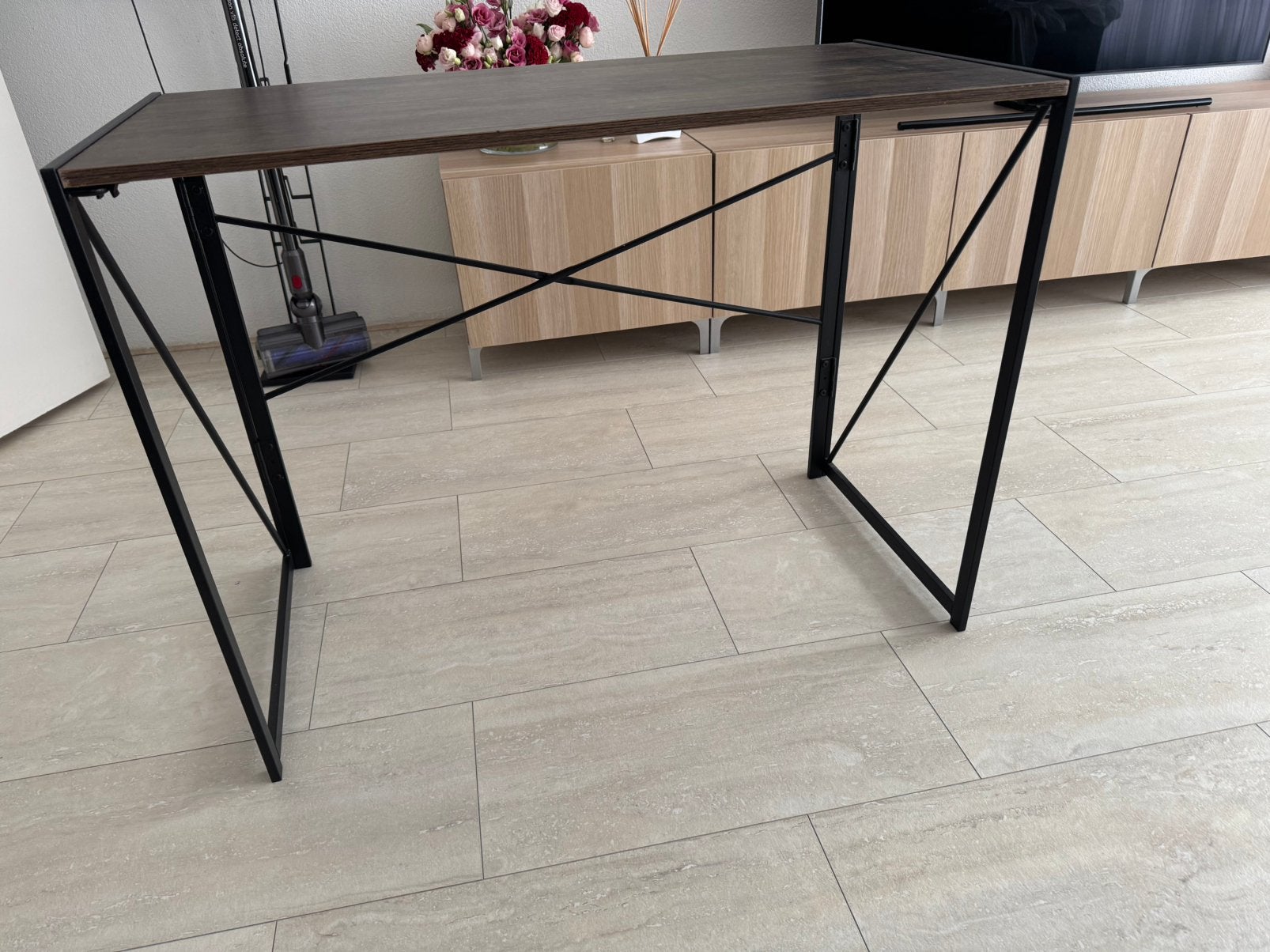 Inklapbare bureau, Ophalen of Verzenden, Zo goed als nieuw, 25 tot 50 cm, Rechthoekig