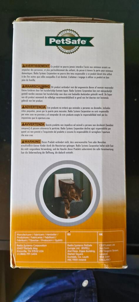 Petsafe kattenluik nieuw, Dieren en Toebehoren, Katten-accessoires, Ophalen of Verzenden, Nieuw
