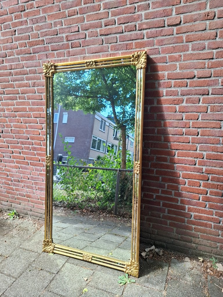 Vintage Deknudt XXL spiegel 183x96, Huis en Inrichting, Ophalen, Gebruikt, 75 tot 100 cm, 150 tot 200 cm
