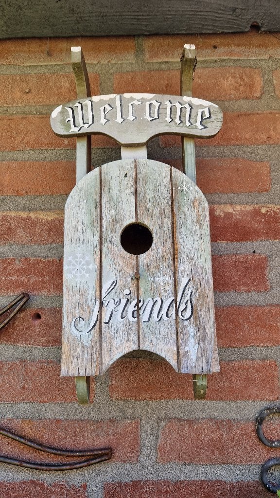 tuin wanddecoratie, Ophalen of Verzenden, Gebruikt