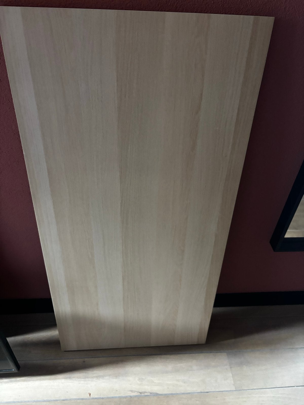 IKEA LAGKAPTEN Tafelblad met 2 ADILS poten, Ophalen, Gebruikt, 100 tot 150 cm, 50 tot 100 cm