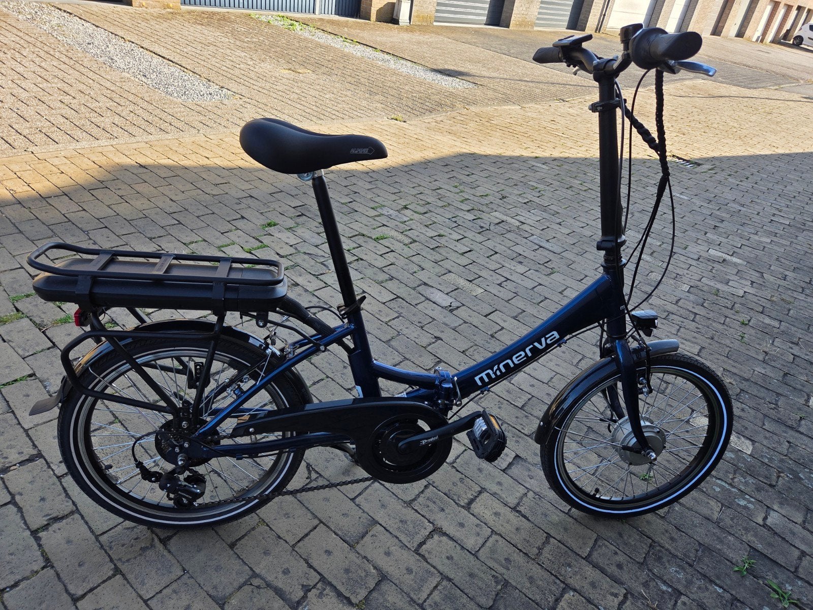 Z.g.a.n elektrische vouwfiets, Ophalen, Zo goed als nieuw, 20 inch of meer, Versnellingen