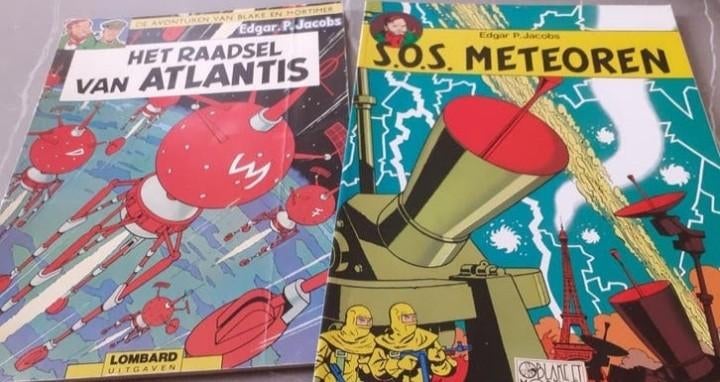 Blake & Mortimer: Het Raadsel van Atlantis & S.O.S. Meteoren, Boeken, Stripboeken, Meerdere stripboeken, Ophalen of Verzenden