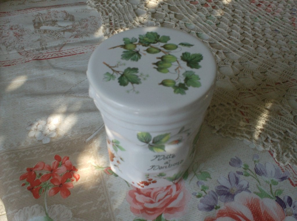 franse bonbon pot hoogte 12 cm doorsnee 9 cm, Antiek en Kunst, Ophalen of Verzenden
