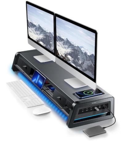Te koop Vaydeer All-in-One Dual Monitor Stand., Ophalen of Verzenden, Zo goed als nieuw