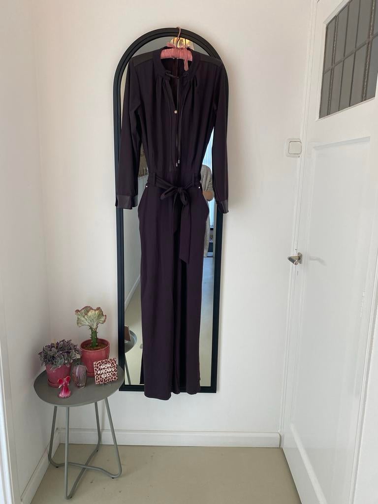 Zip73 Jumpsuit Aubergine XL - Zo goed als nieuw, Kleding | Dames, Jumpsuits, Ophalen of Verzenden, Zo goed als nieuw, Maat 46/48 (XL) of groter