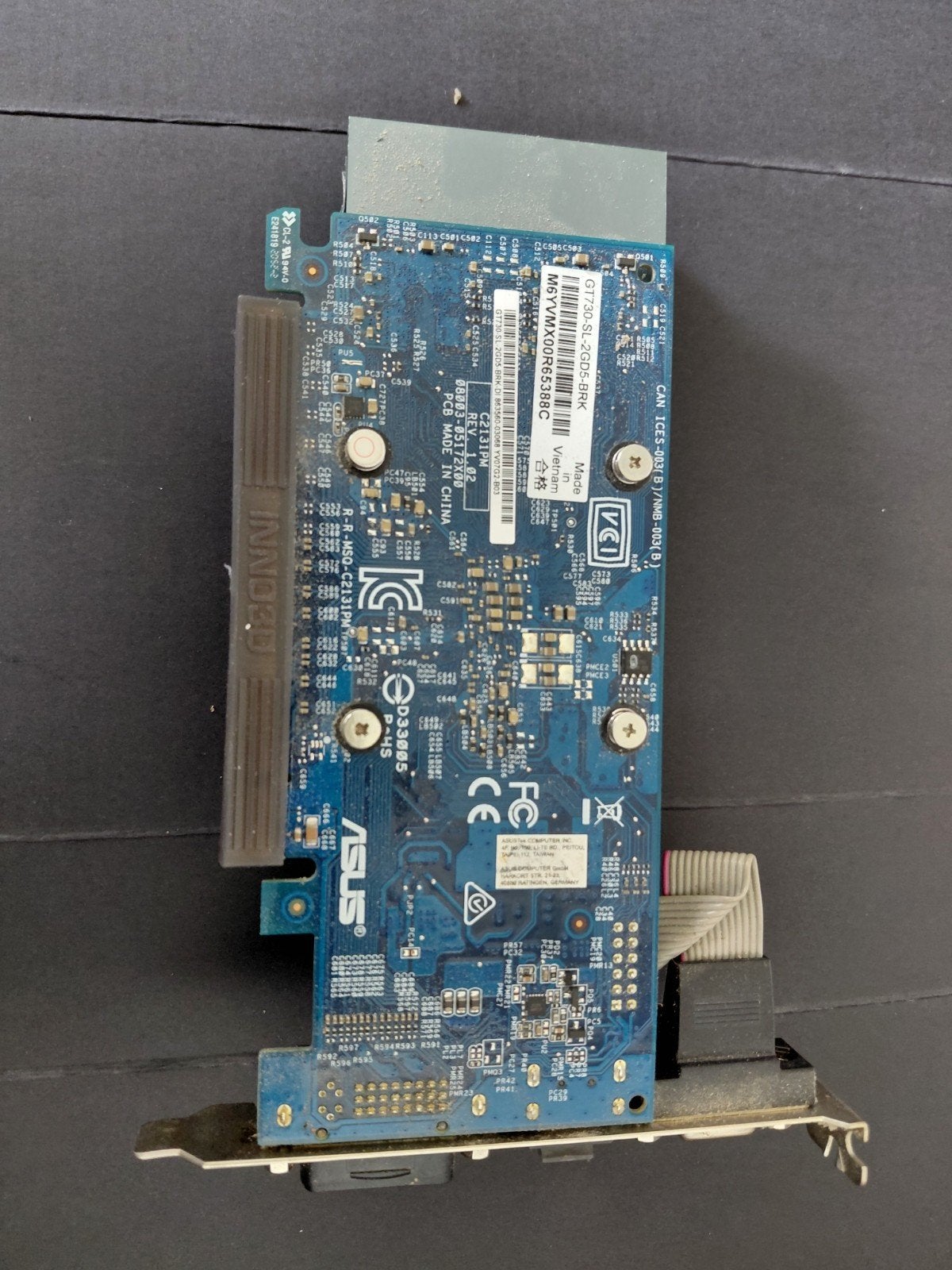 Videokaart Asus GT730 2GB, Computers en Software, Videokaarten, Ophalen, Gebruikt, PCI-Express 2, HDMI