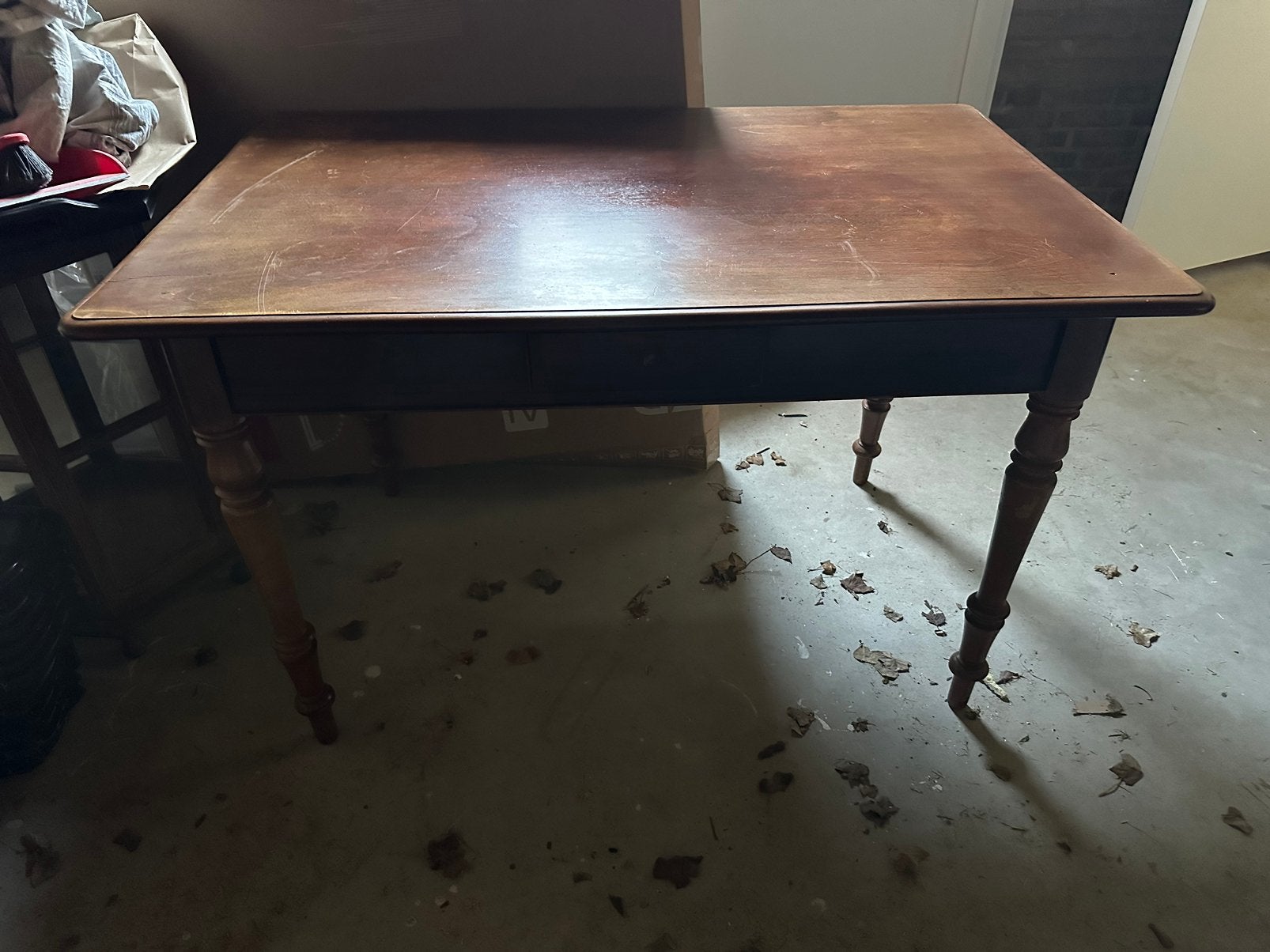 Antieke tafel, Ophalen, Gebruikt, 100 tot 150 cm, 50 tot 100 cm