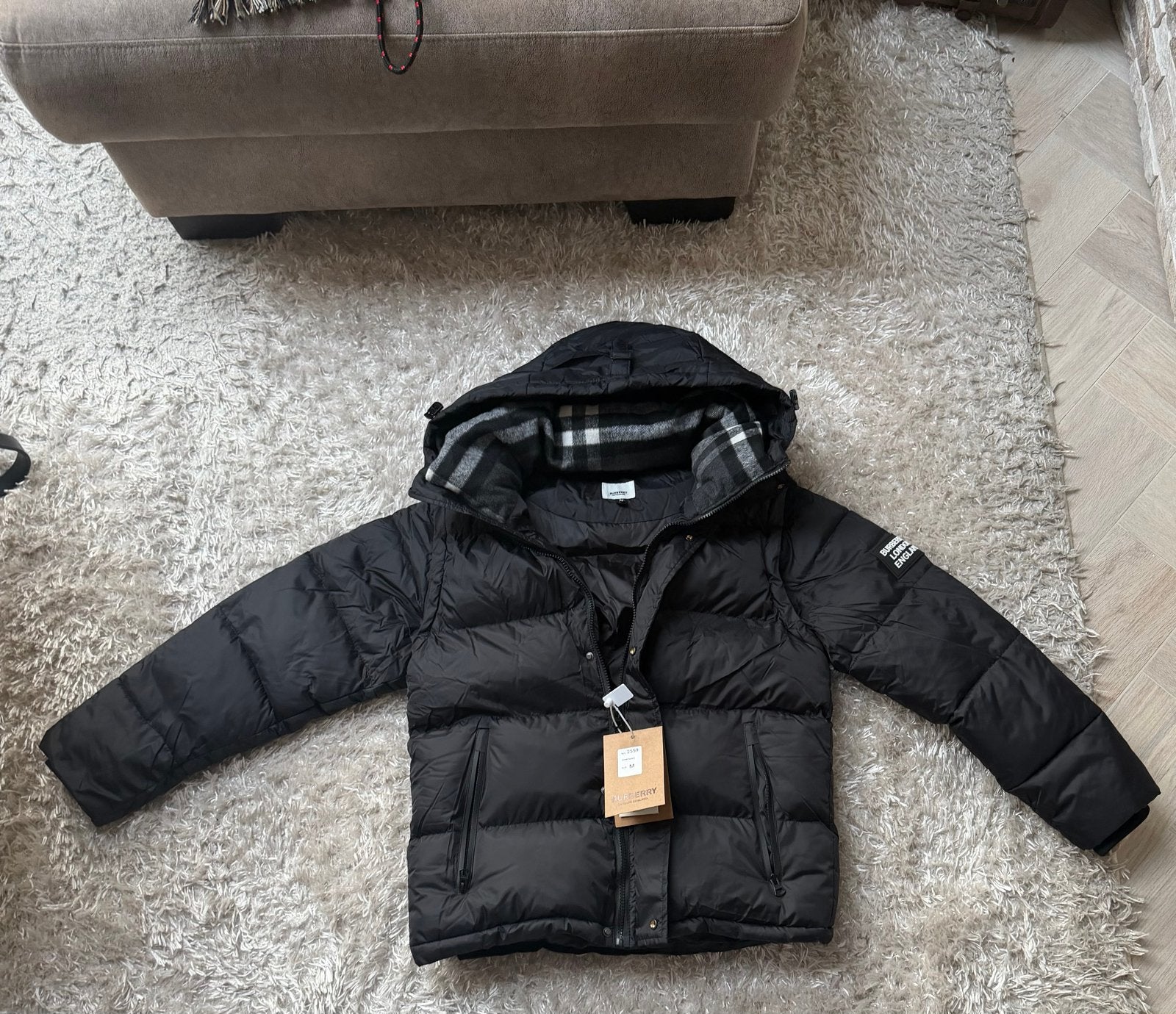 Burberry Jas - Nieuw met labels, Ophalen of Verzenden, Nieuw, Maat 48/50 (M), Zwart