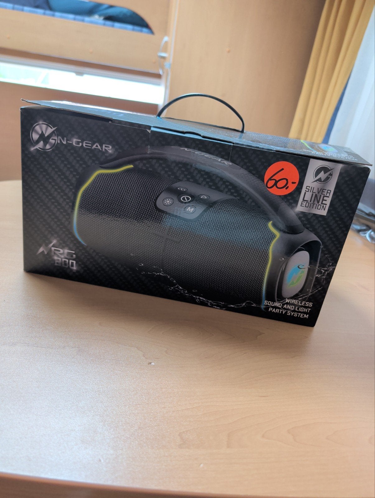 N-GEAR NRG 200 Draadloze Party Speaker met Lichteffecten, Audio, Tv en Foto, Luidsprekers, Party speaker, Ophalen of Verzenden